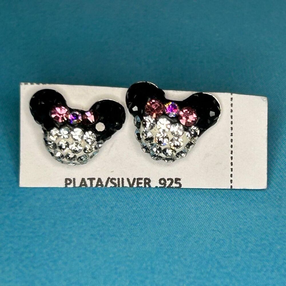 Disney Women's Black and Silver Jewellery